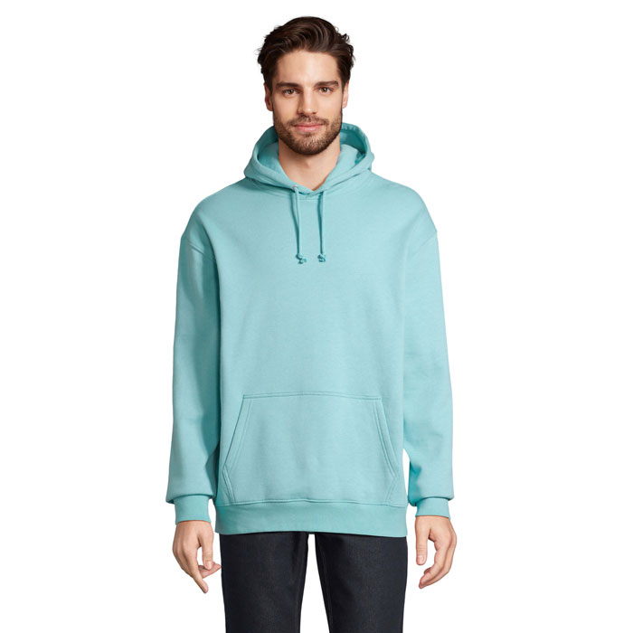 Sweat à capuche unisexe promotionnel CONDOR Bleu piscine